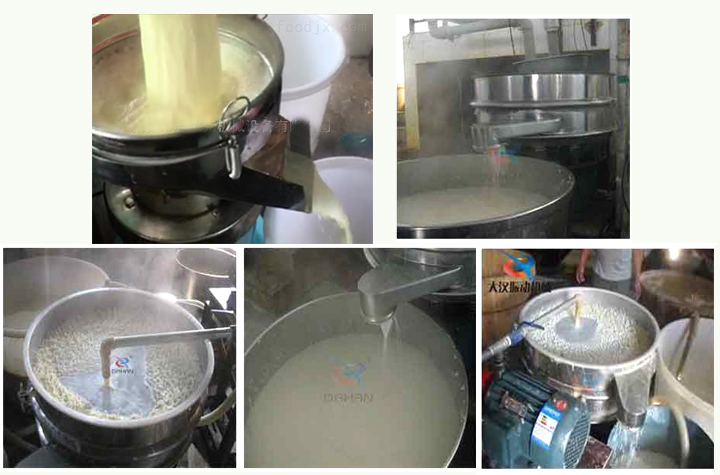 豆浆振动筛案例