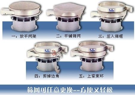 振动筛分机换网 振动筛分机换网